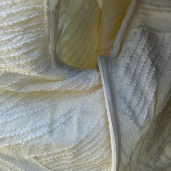 Handmade Chenille Duster Jacket, Fringe Upcycled Bedspread Boho Coat Cottage - Picture 9 of 11